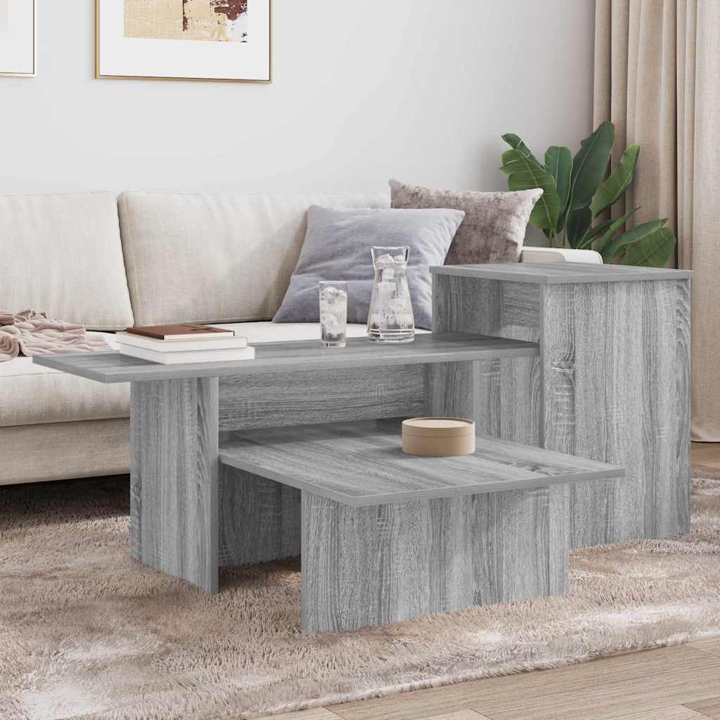Konsolentisch Sonoma-Grau 91,5 x 35 x 38,5 cm Holzwerkstoff