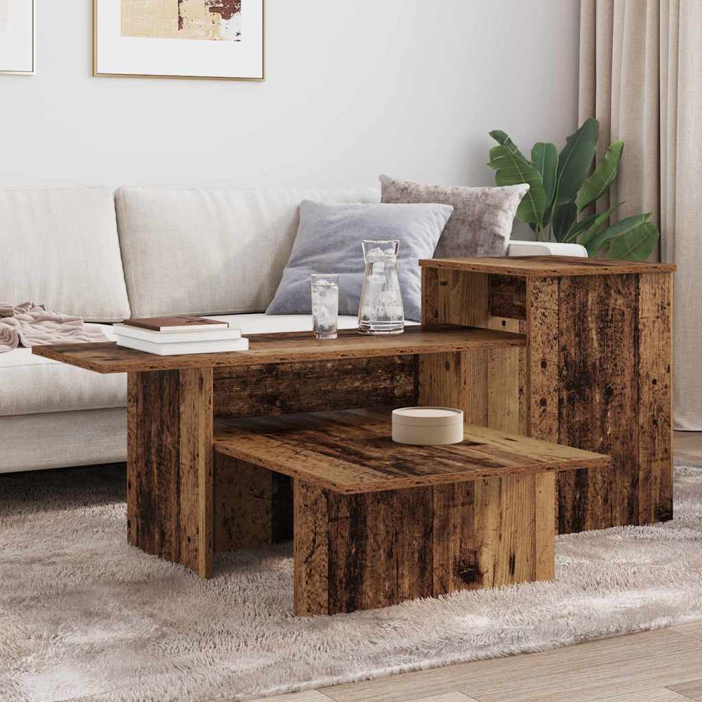 Konsolentisch Altholz 91,5 x 35 x 38,5 cm Holzwerkstoff