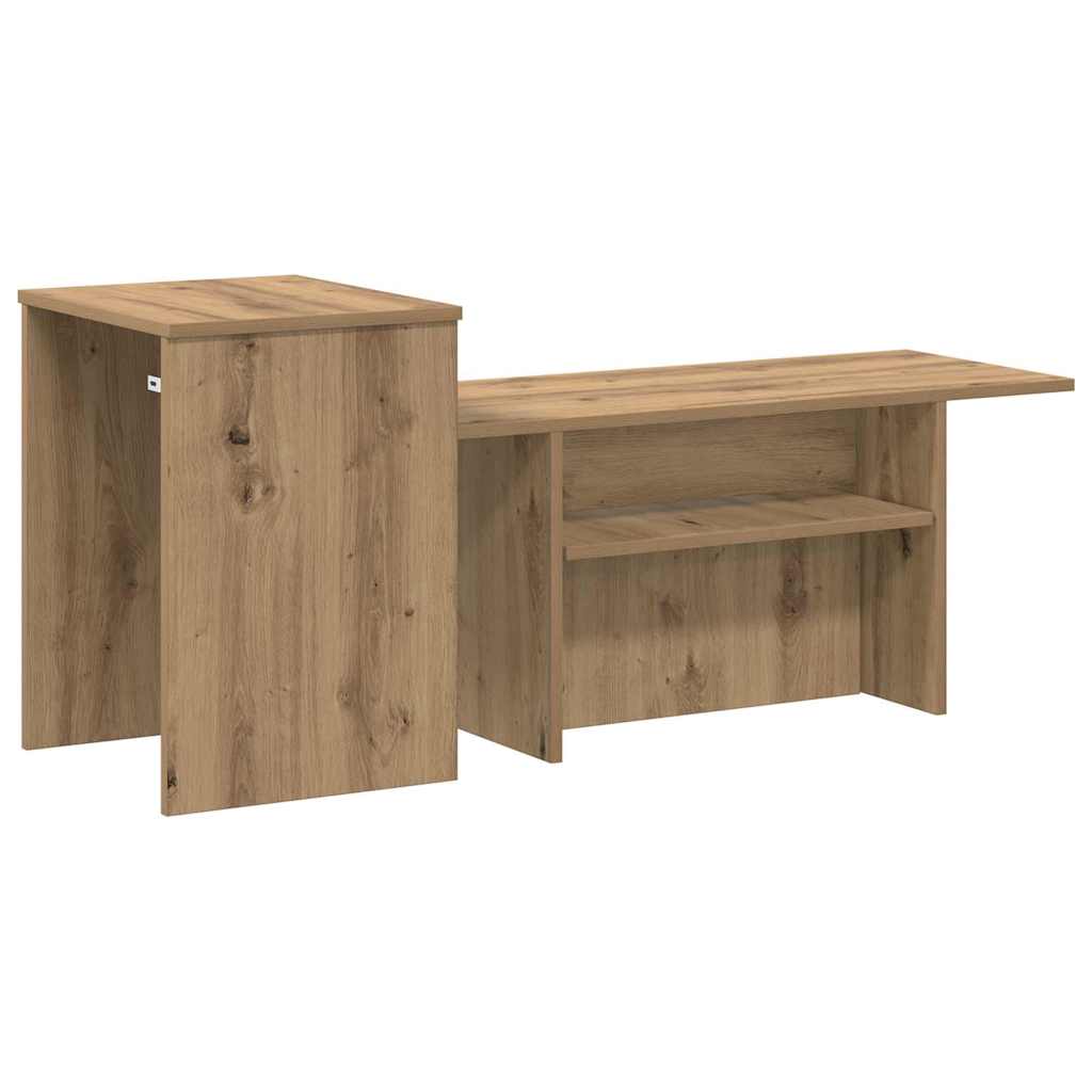 Konsolentisch Artisan-Eiche 91,5 x 35 x 38,5 cm Holzwerkstoff
