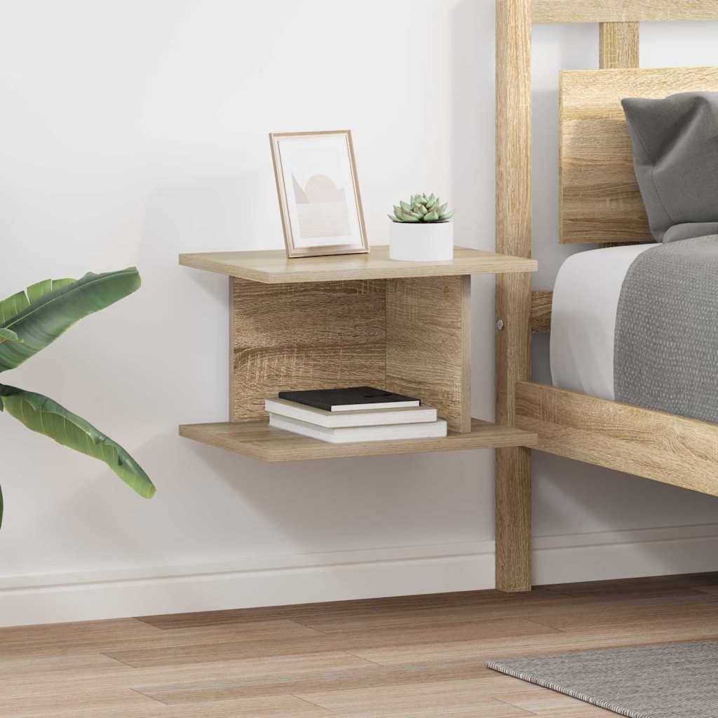 Nachttisch 2 stk. Sonoma-Eiche 40 x 30 x 25 cm Holzwerkstoff