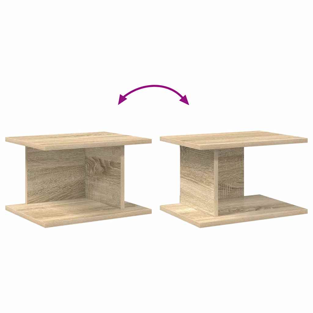 Nachttisch 2 stk. Sonoma-Eiche 40 x 30 x 25 cm Holzwerkstoff