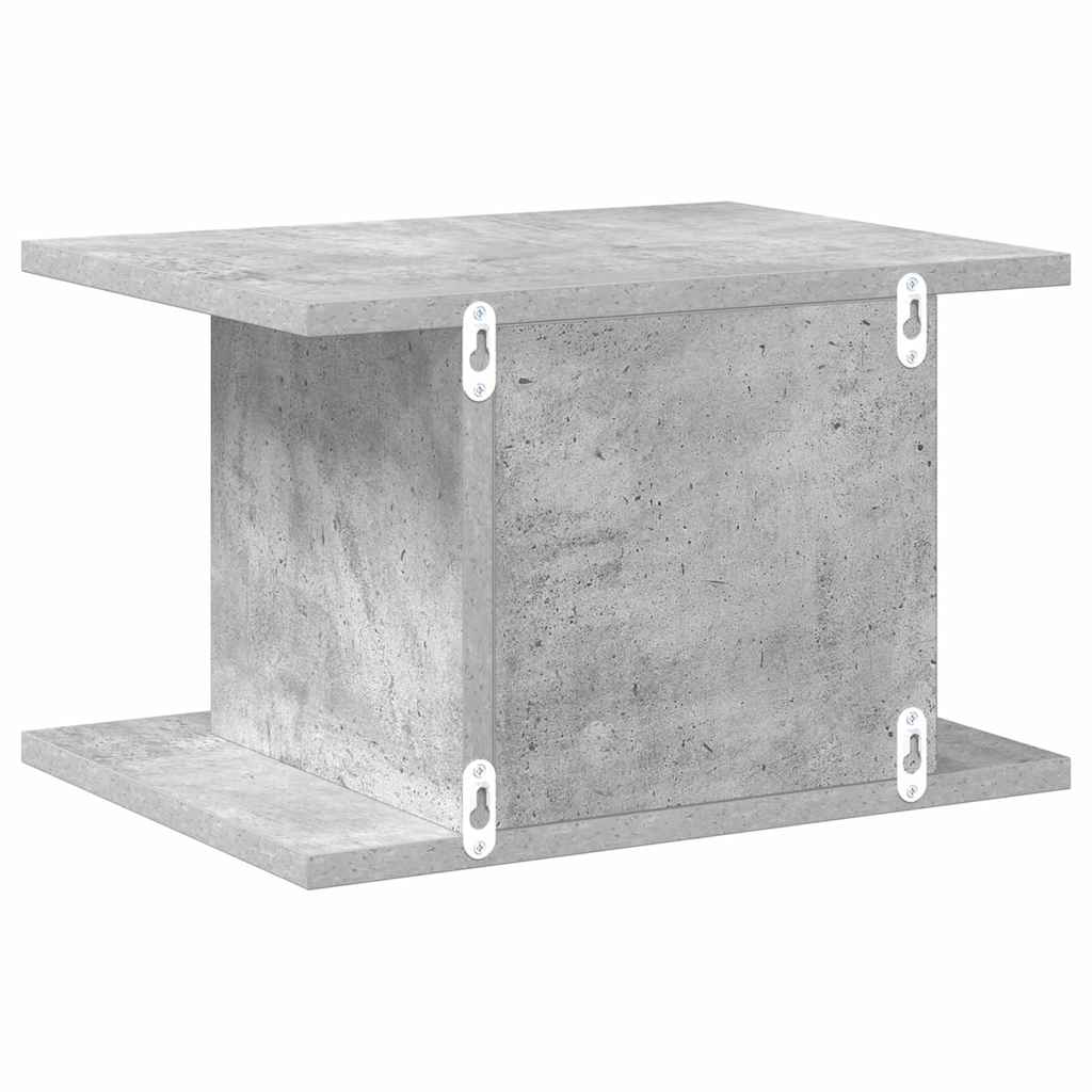 Nachttisch 2 stk. Beton Grau 40 x 30 x 25 cm Holzwerkstoff