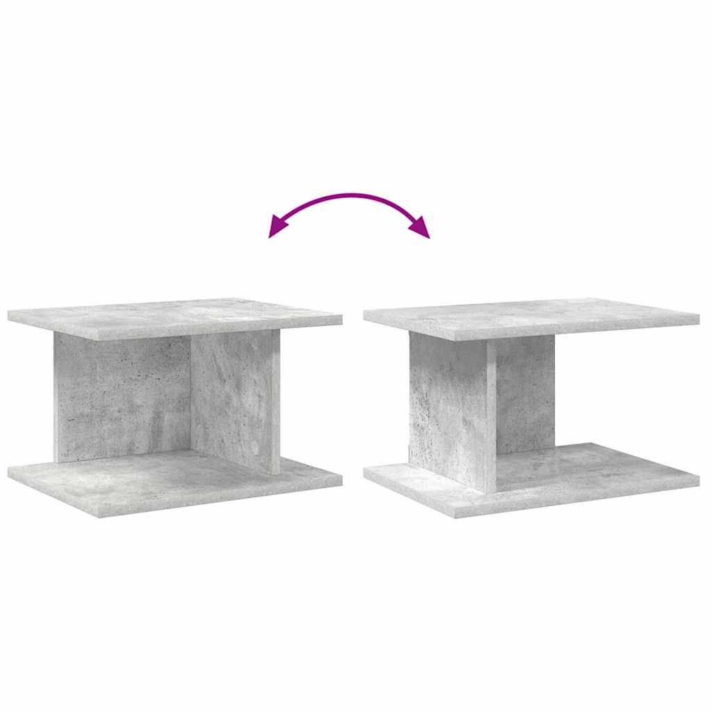 Nachttisch 2 stk. Beton Grau 40 x 30 x 25 cm Holzwerkstoff