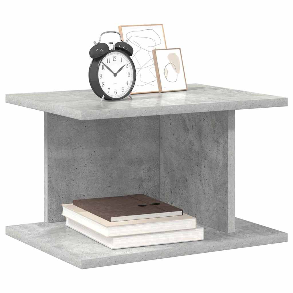 Nachttisch 2 stk. Beton Grau 40 x 30 x 25 cm Holzwerkstoff