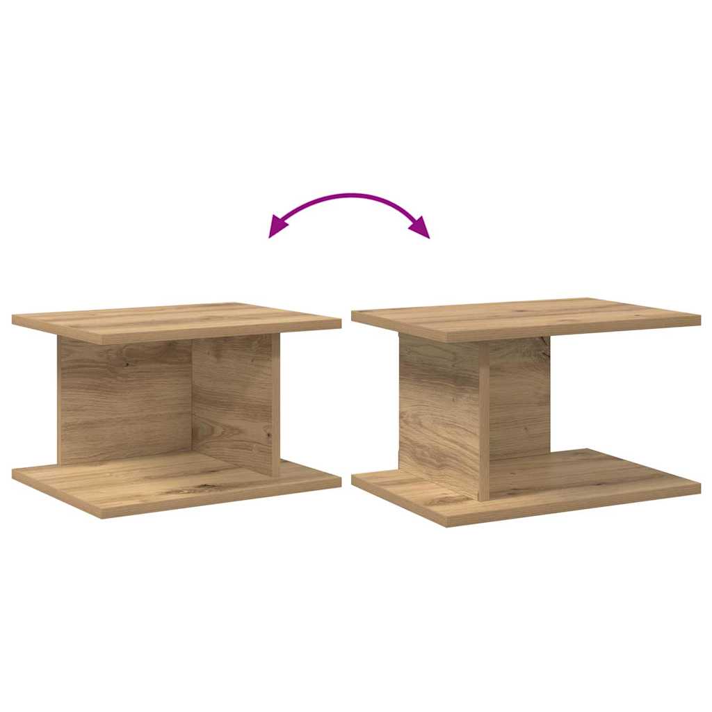 Nachttisch 2 stk. Artisan-Eiche 40 x 30 x 25 cm Holzwerkstoff