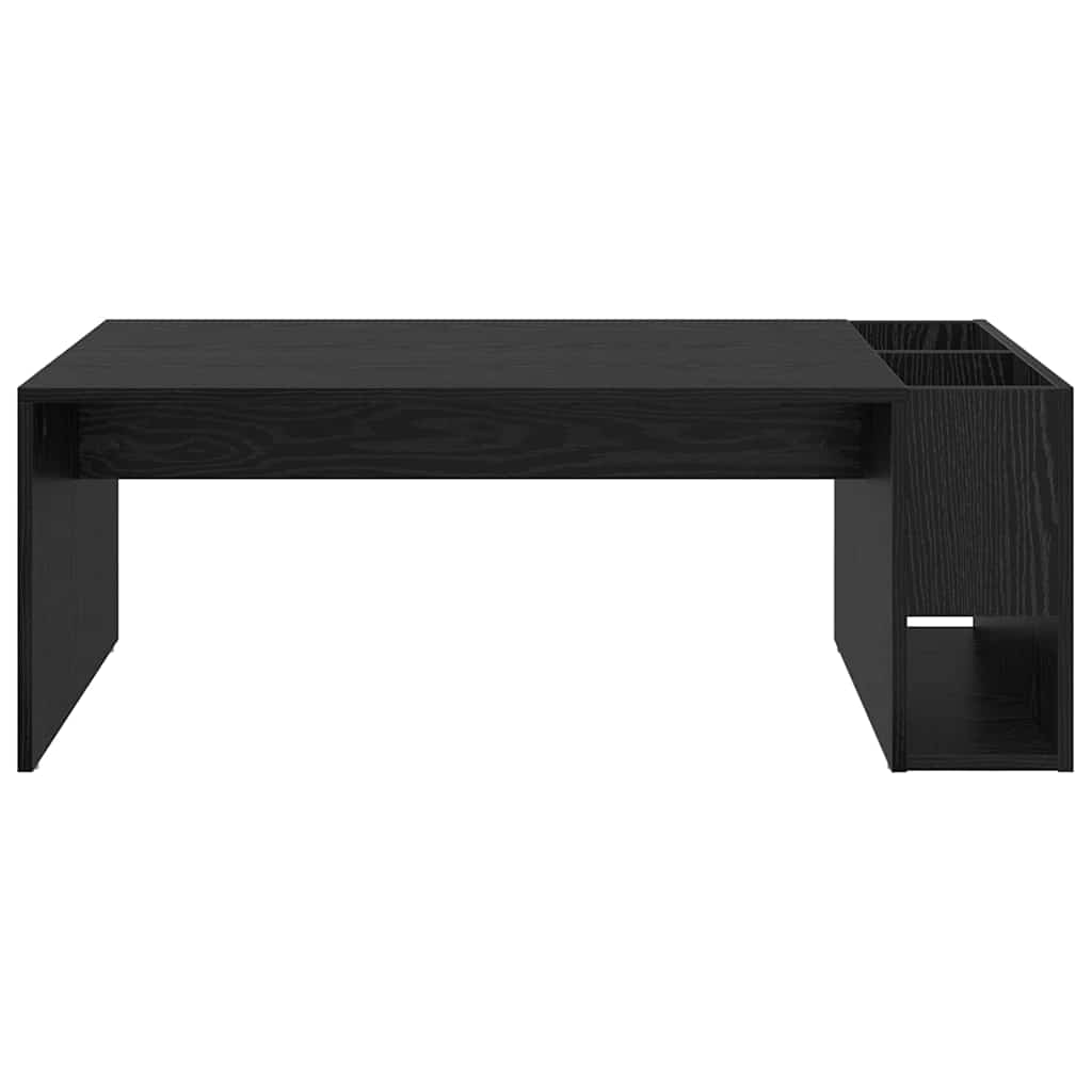 Couchtisch Schwarz Eichen-Optik 101,5 x 50 x 37 cm