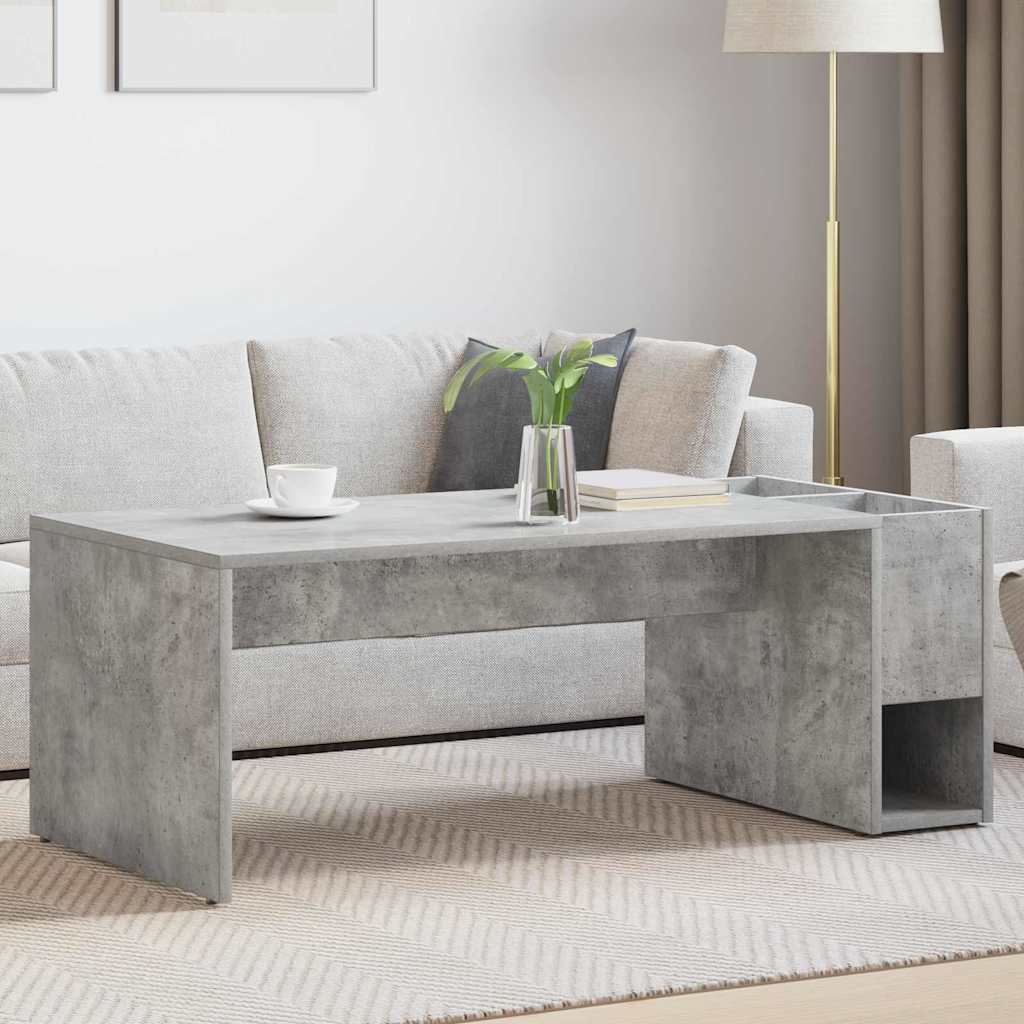 Couchtisch Beton Grau 101,5 x 50 x 37 cm Holzwerkstoff
