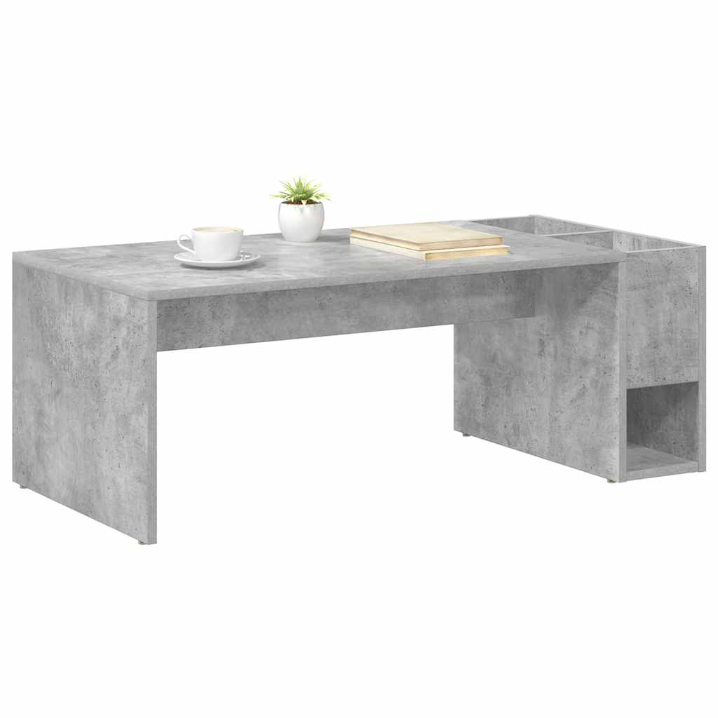 Couchtisch Beton Grau 101,5 x 50 x 37 cm Holzwerkstoff