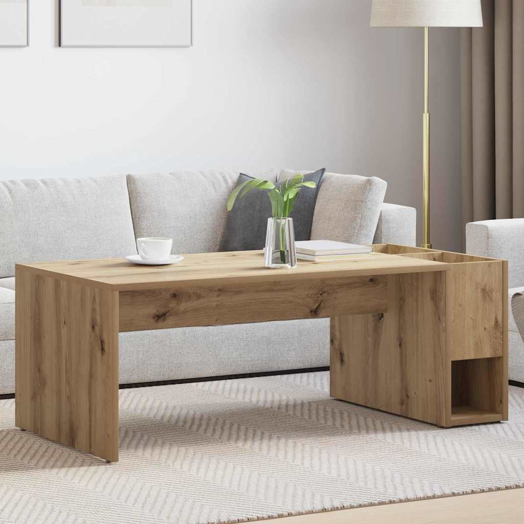 Couchtisch Artisan-Eiche 101,5 x 50 x 37 cm Holzwerkstoff