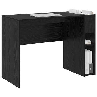 Schreibtisch Schwarz Eichen-Optik Holzwerkstoff