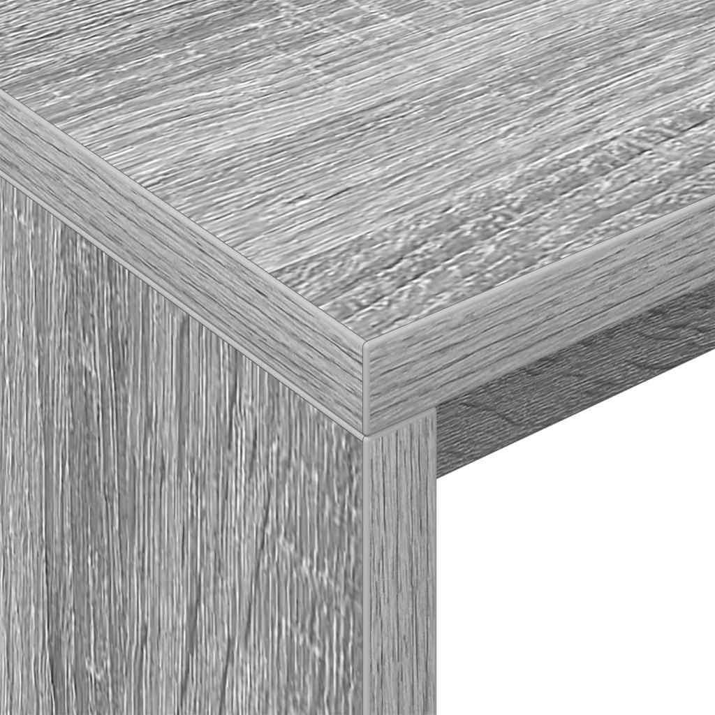 Schreibtisch Graues Sonoma Holzwerkstoff 109 x 50 x 78 cm