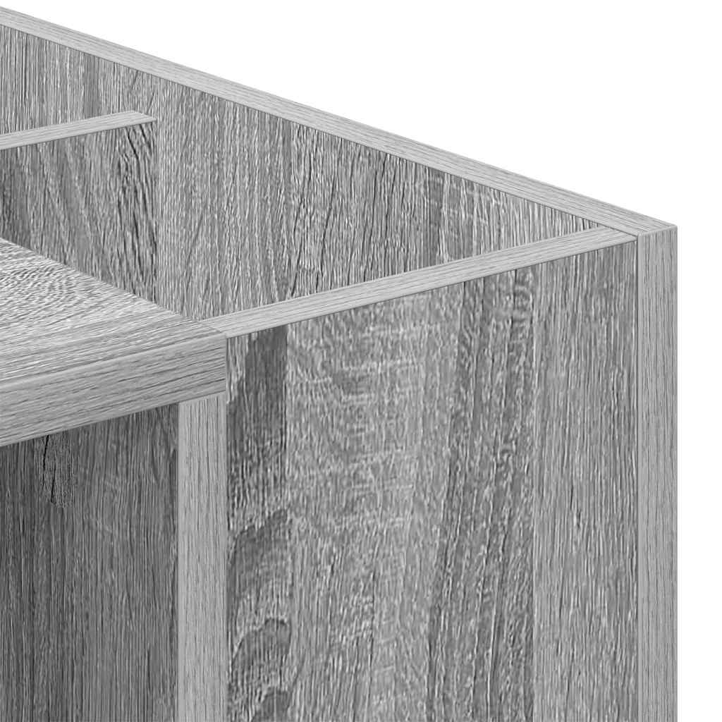 Schreibtisch Graues Sonoma Holzwerkstoff 109 x 50 x 78 cm