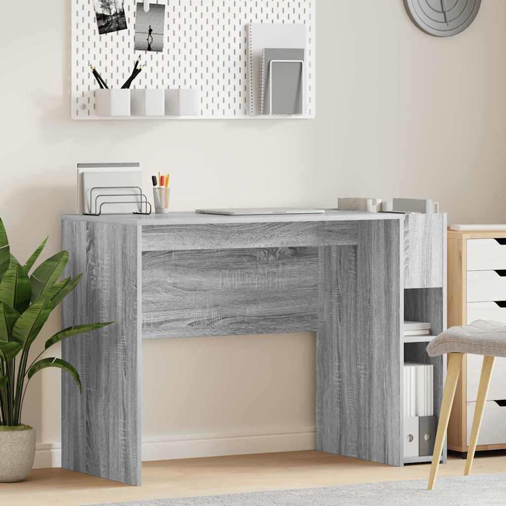 Schreibtisch Graues Sonoma Holzwerkstoff 109 x 50 x 78 cm
