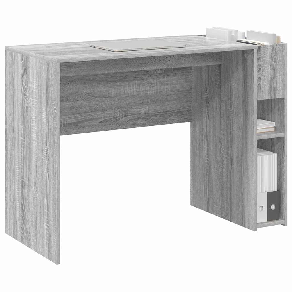 Schreibtisch Graues Sonoma Holzwerkstoff 109 x 50 x 78 cm