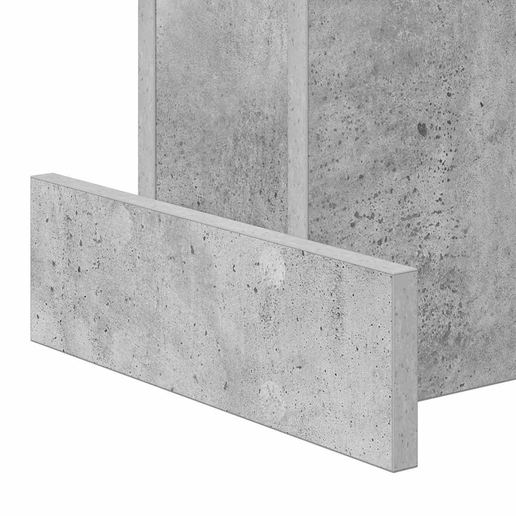 Beistelltisch Beton Grau 35,5 x 35 x 40 cm Holzwerkstoff