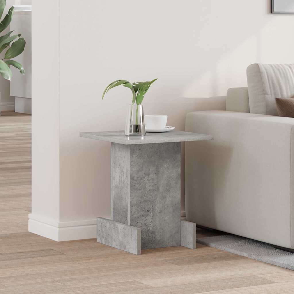 Beistelltisch Beton Grau 35,5 x 35 x 40 cm Holzwerkstoff