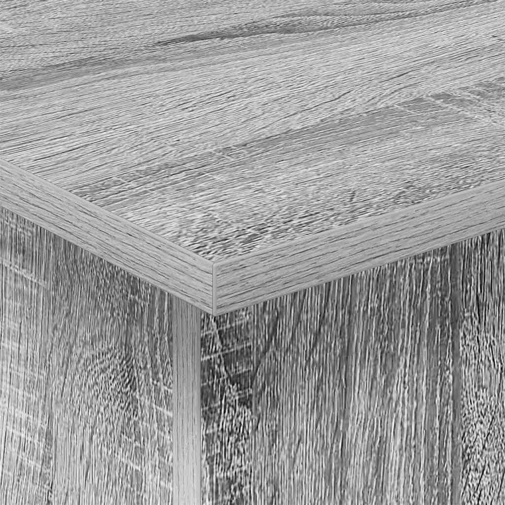 Beistelltisch Graues Sonoma 35,5 x 35 x 40 cm Holzwerkstoff