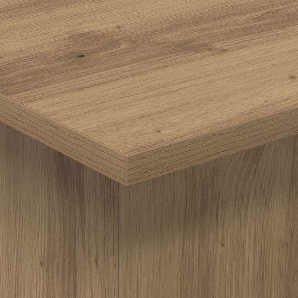 Beistelltisch Artisan-Eiche 35,5 x 35 x 40 cm Holzwerkstoff