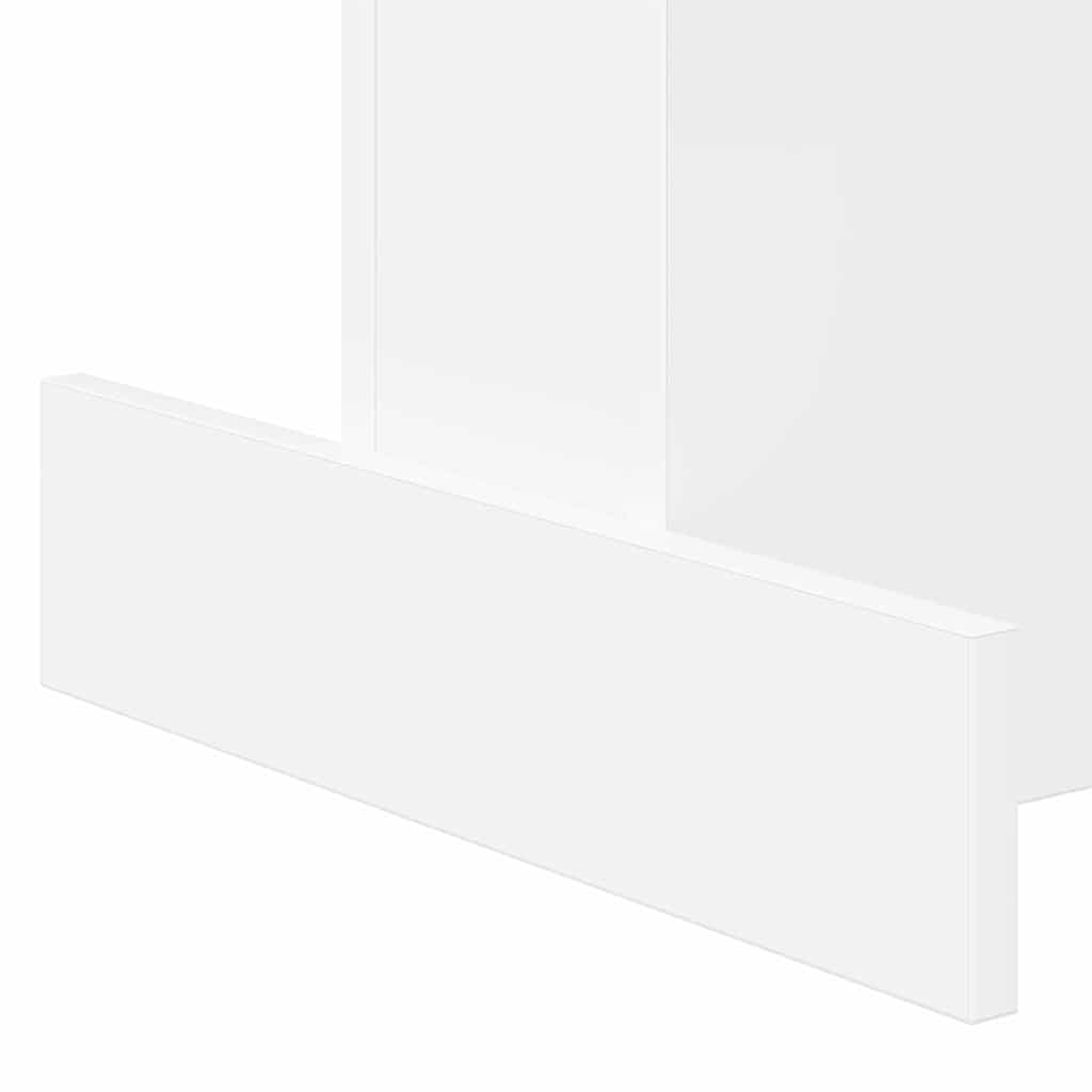 Beistelltisch Weiß 44,5 x 45 x 55 cm Holzwerkstoff