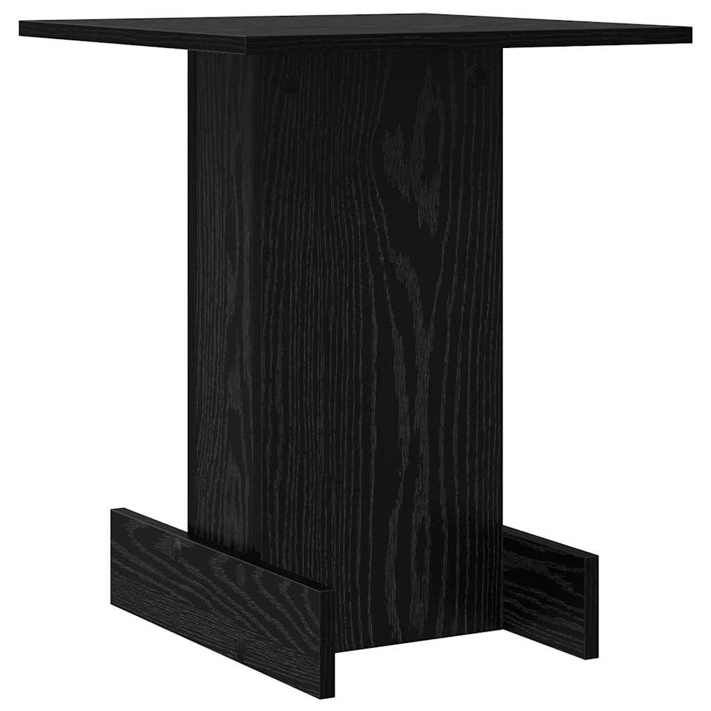 Beistelltisch Schwarz Eichen-Optik 44,5 x 45 x 55 cm