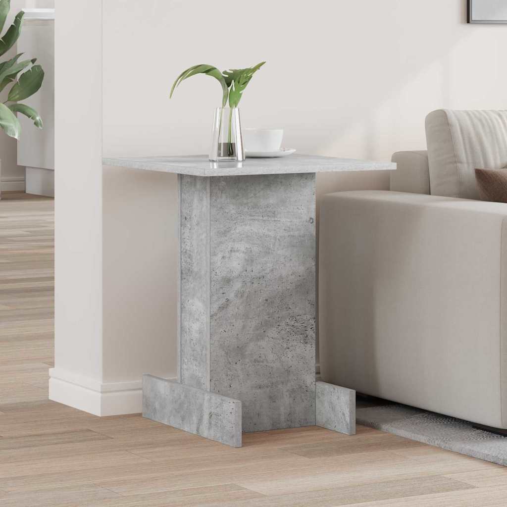 Beistelltisch Beton Grau 44,5 x 45 x 55 cm Holzwerkstoff