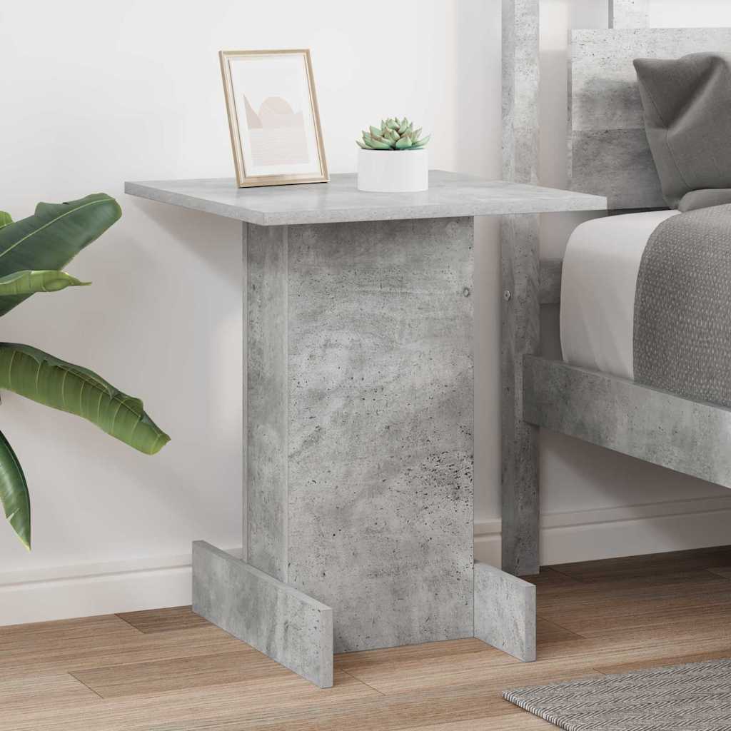 Beistelltisch Beton Grau 44,5 x 45 x 55 cm Holzwerkstoff