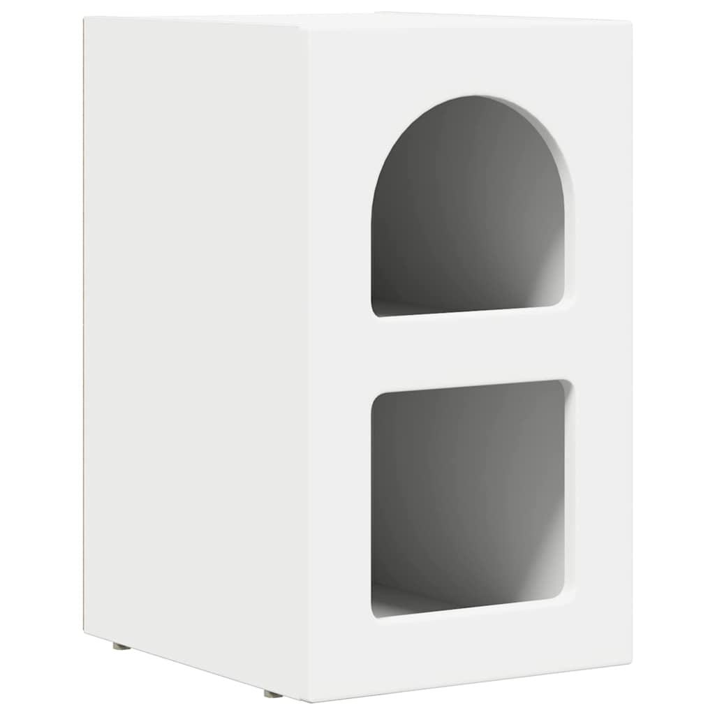 Nachttisch ELST 2 Stk. Weiß 29,5 x 33,5 x 50 cm Holzwerkstoff