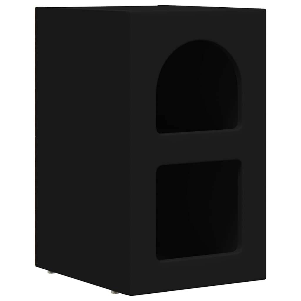 Nachttisch ELST 2 Stk. Schwarz 29,5 x 33,5 x 50 cm