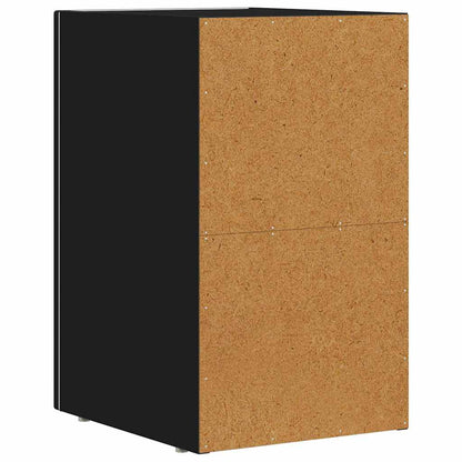 Nachttisch ELST 2 Stk. Schwarz 29,5 x 33,5 x 50 cm