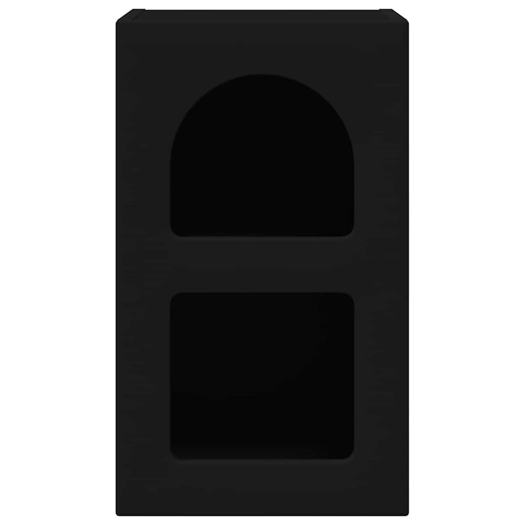 Nachttisch ELST 2 Stk. Schwarz 29,5 x 33,5 x 50 cm