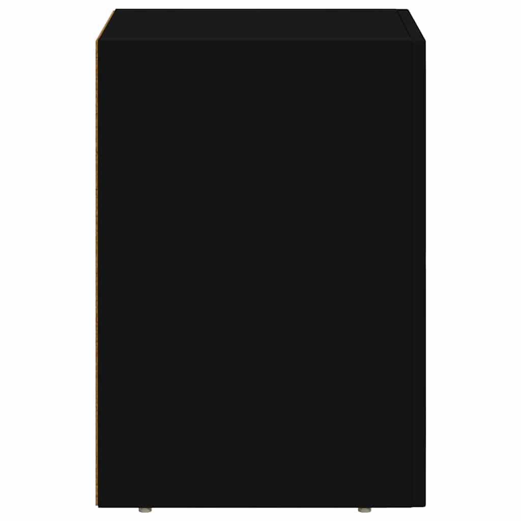 Nachttisch ELST 2 Stk. Schwarz 29,5 x 33,5 x 50 cm