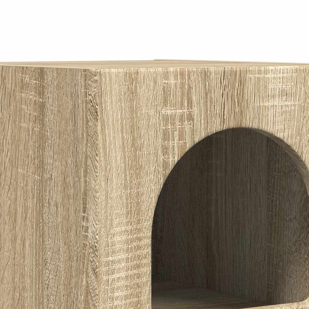 Nachttisch ELST 2 Stk. Sonoma-Eiche 29,5 x 33,5 x 50 cm