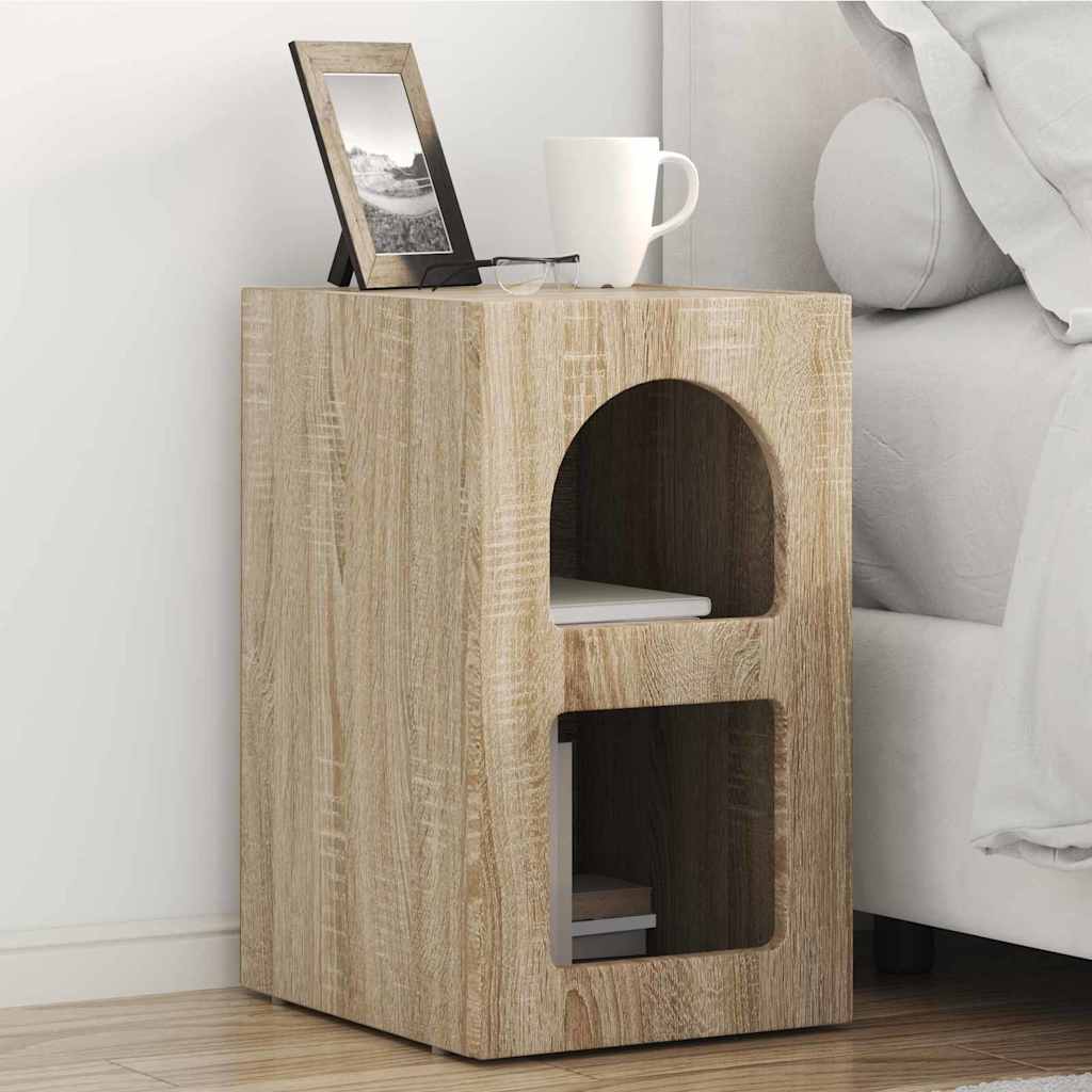 Nachttisch ELST 2 Stk. Sonoma-Eiche 29,5 x 33,5 x 50 cm