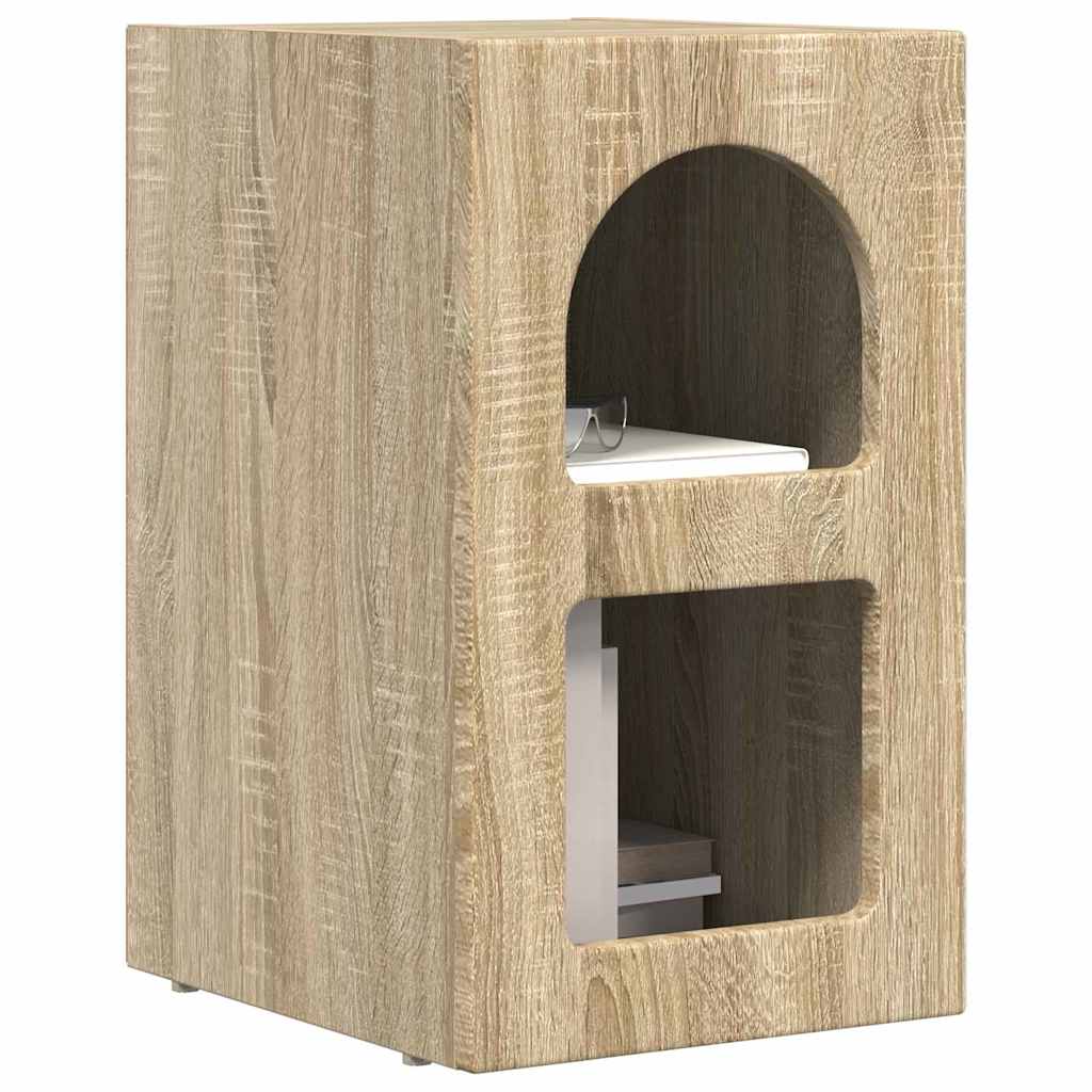 Nachttisch ELST 2 Stk. Sonoma-Eiche 29,5 x 33,5 x 50 cm