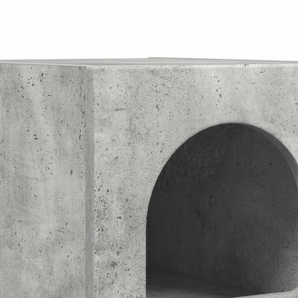 Nachttisch ELST 2 Stk. Betongrau 29,5 x 33,5 x 50 cm