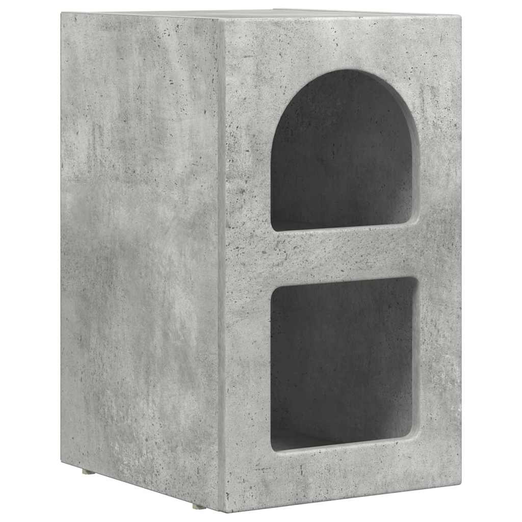 Nachttisch ELST 2 Stk. Betongrau 29,5 x 33,5 x 50 cm