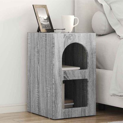 Nachttisch ELST 2 Stk. Sonoma-Grau 29,5 x 33,5 x 50 cm