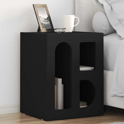 Nachttisch ELST 2 stk. Schwarz 40 x 35 x 50 cm Holzwerkstoff