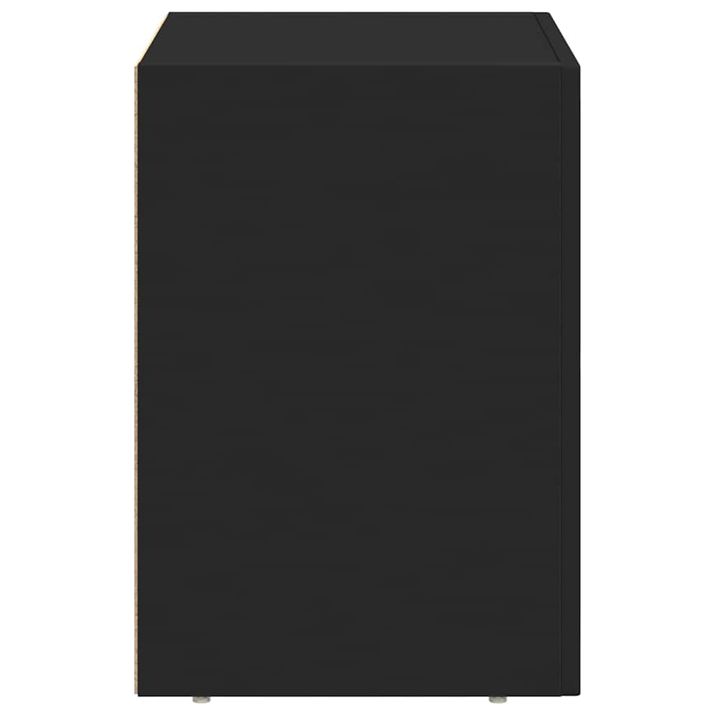 Nachttisch ELST 2 stk. Schwarz 40 x 35 x 50 cm Holzwerkstoff
