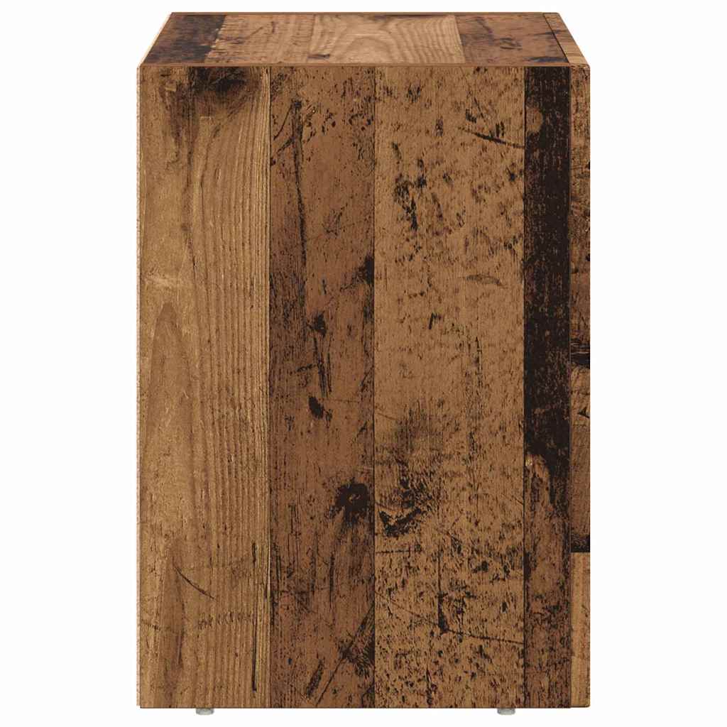 Nachttisch ELST 2 stk. Altholz 40 x 35 x 50 cm Holzwerkstoff