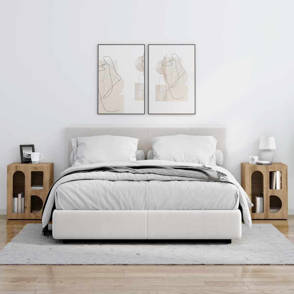 Nachttisch ELST 2 stk. Artisan-Eiche 40 x 35 x 50 cm