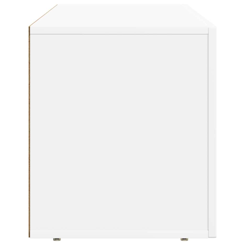 TV-Schränk ELST 100 x 35 x 40 cm Weiß Holzwerkstoff