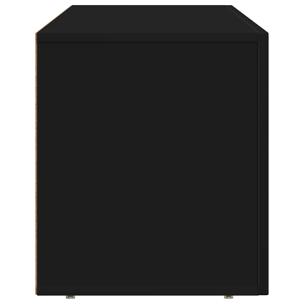 TV-Schränk ELST 100 x 35 x 40 cm Schwarz Holzwerkstoff