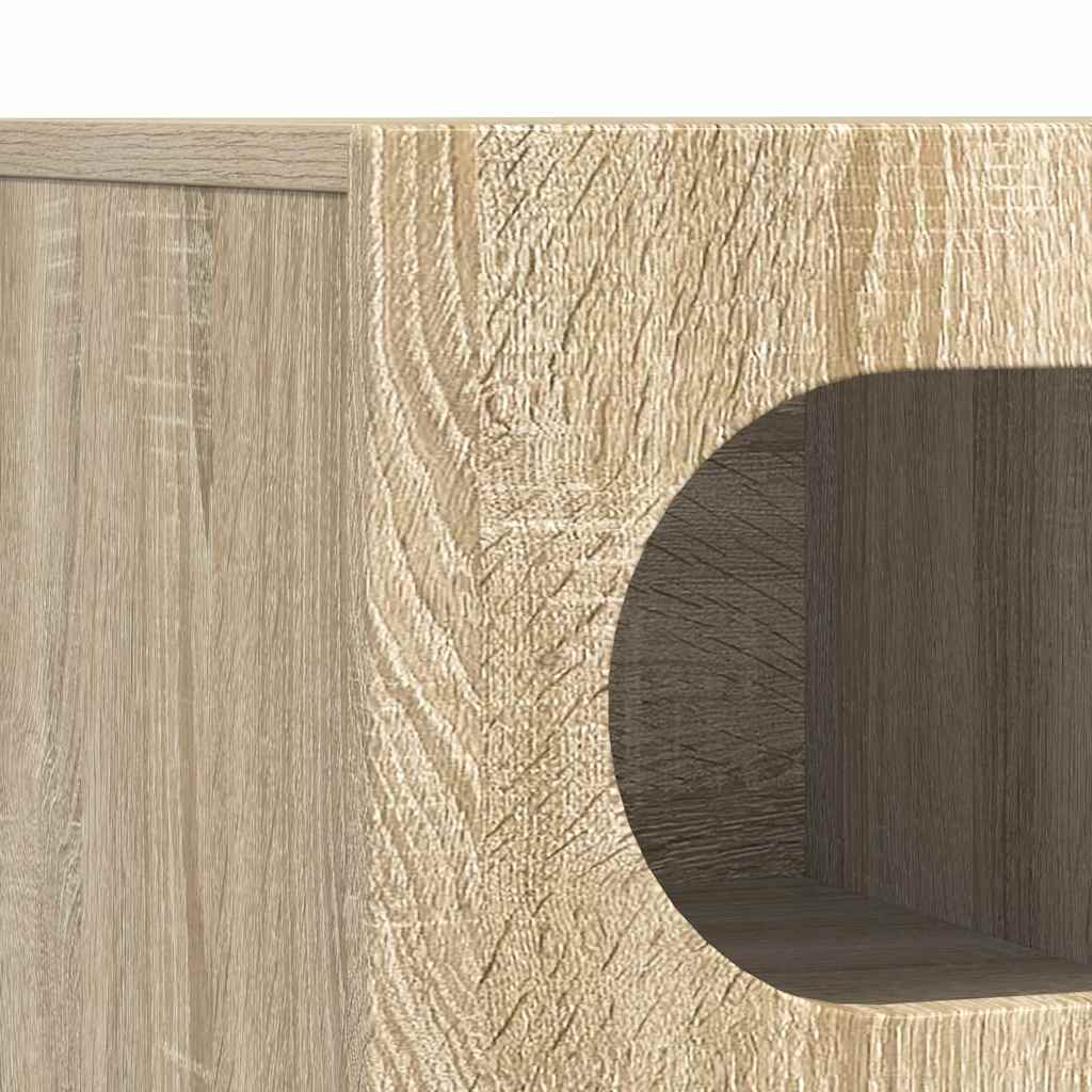 TV-Schränk ELST 100 x 35 x 40 cm Sonoma-Eiche Holzwerkstoff