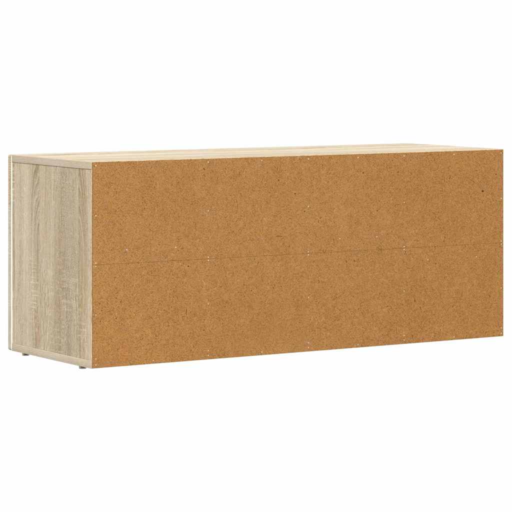 TV-Schränk ELST 100 x 35 x 40 cm Sonoma-Eiche Holzwerkstoff