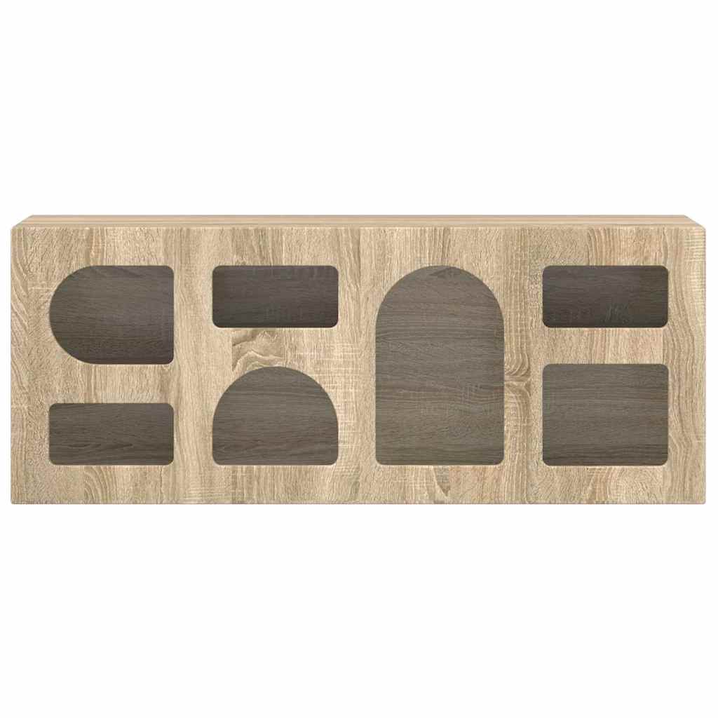 TV-Schränk ELST 100 x 35 x 40 cm Sonoma-Eiche Holzwerkstoff