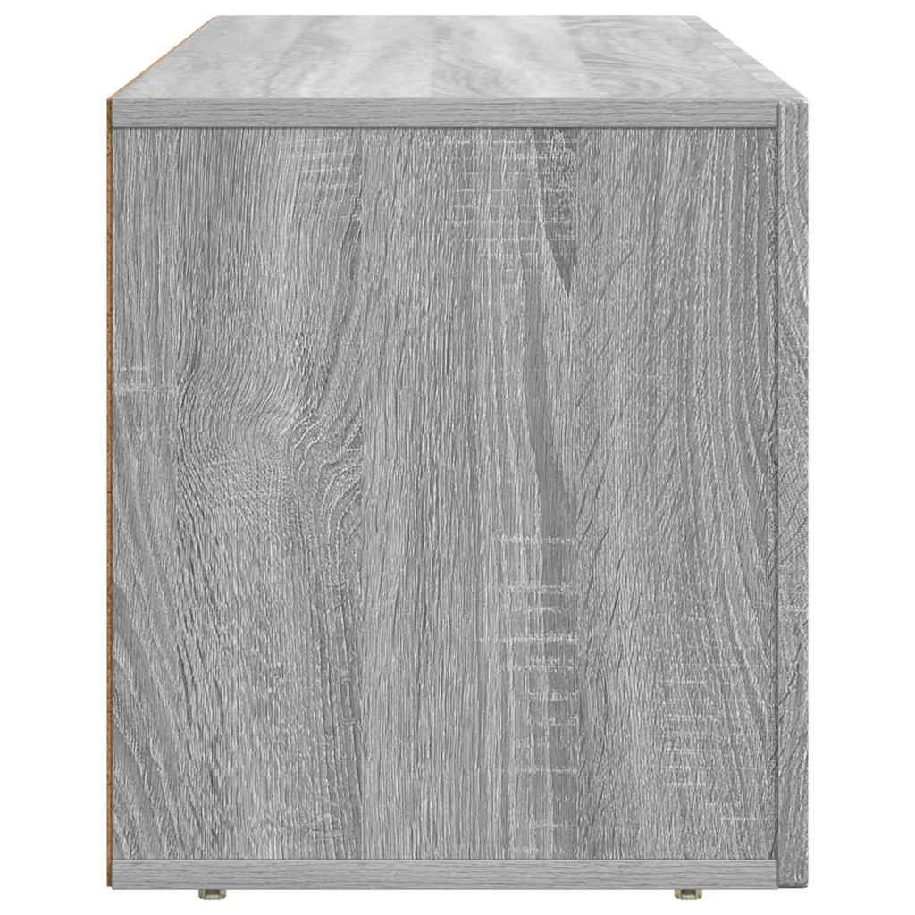 TV-Schränk ELST 100 x 35 x 40 cm Sonoma-Grau Holzwerkstoff