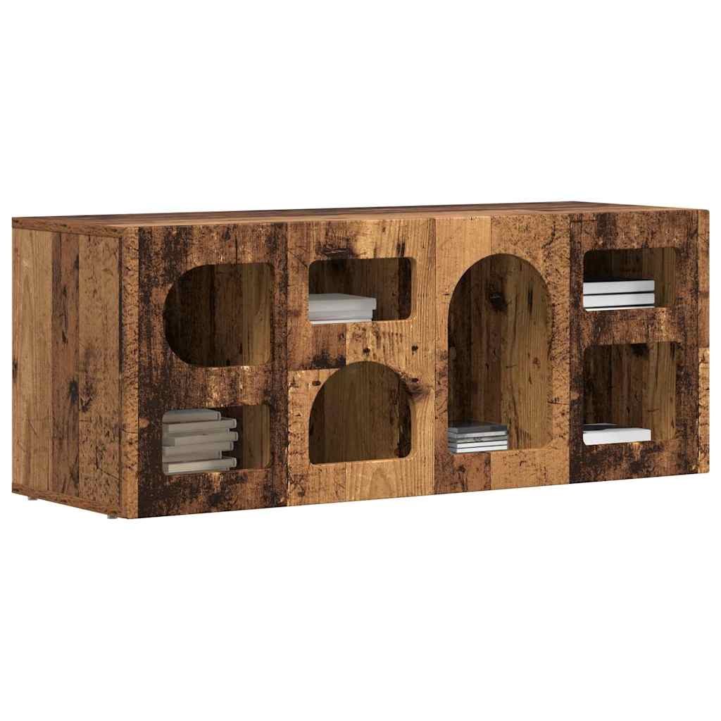 TV-Schränk ELST 100 x 35 x 40 cm Altholz Holzwerkstoff