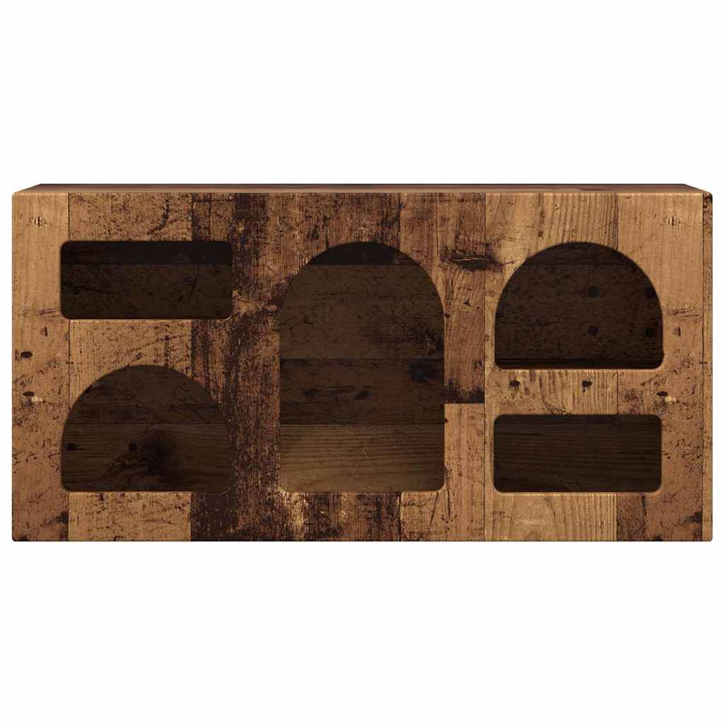 TV-Schränk ELST 80 x 35 x 40 cm Altholz Holzwerkstoff