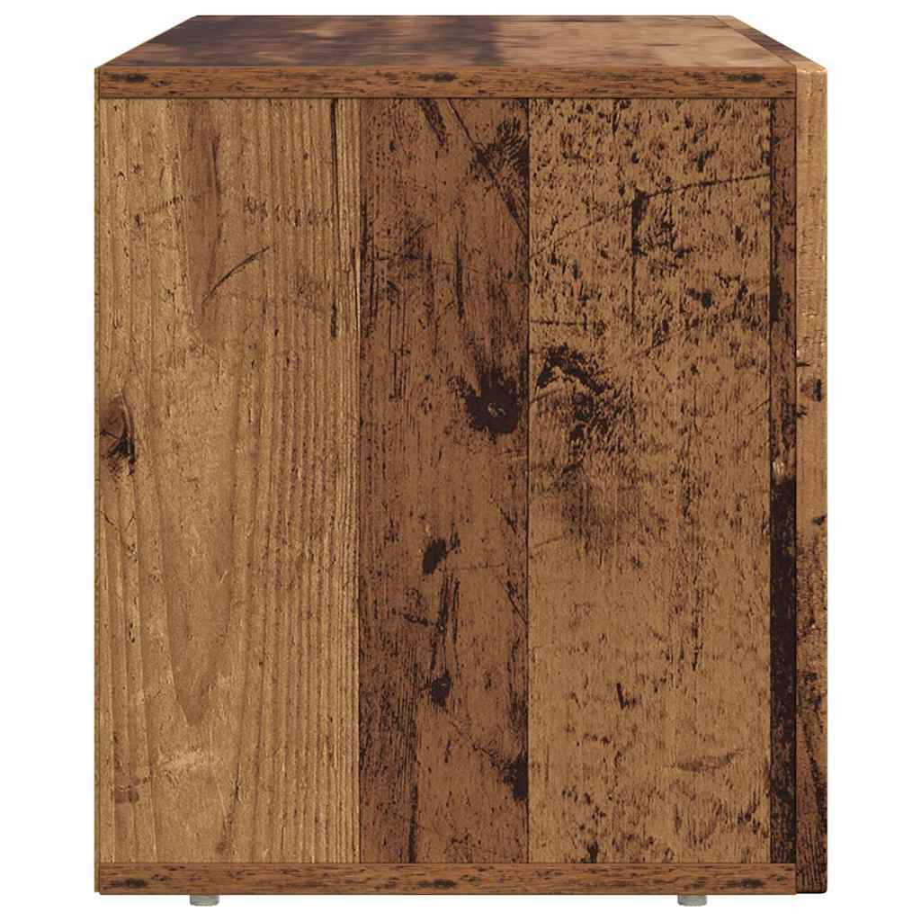 TV-Schränk ELST 80 x 35 x 40 cm Altholz Holzwerkstoff